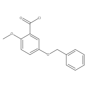 5-(Benzyloxy)-2-methoxybenzoyl chloride结构式