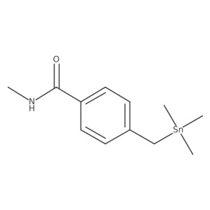 N-methyl-4-[(trimethylstannyl)methyl]benzamide结构式