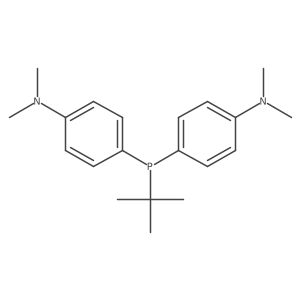 4,4'-(tert-Butylphosphinediyl)bis(N,N-dimethylaniline)结构式