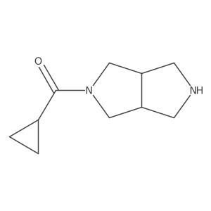Cyclopropyl((3aR,6aS)-hexahydropyrrolo[3,4-c]pyrrol-2(1H)-yl)methanone结构式
