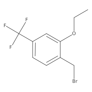 2-Ethoxy-4-(trifluoromethyl)benzyl bromide Structure
