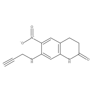 6-Nitro-7-[(prop-2-yn-1-yl)amino]-1,2,3,4-tetrahydroquinolin-2-one结构式