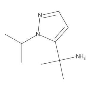 2-[1-(propan-2-yl)-1H-pyrazol-5-yl]propan-2-amine Structure