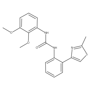 1-(2,3-Dimethoxyphenyl)-3-(2-(2-methylthiazol-4-yl)phenyl)urea Structure