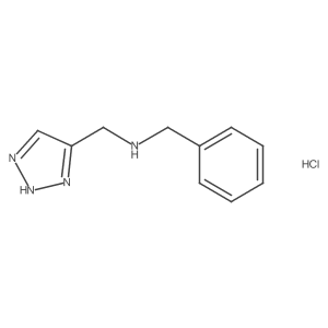 Benzyl[(1H-1,2,3-triazol-4-yl)methyl]amine hydrochloride结构式