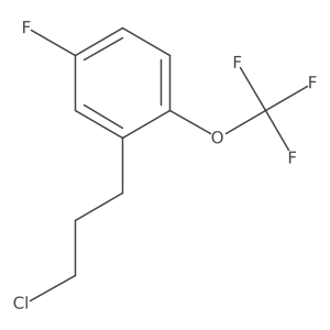 1-(3-Chloropropyl)-5-fluoro-2-(trifluoromethoxy)benzene结构式