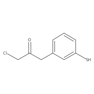 1-Chloro-3-(3-mercaptophenyl)propan-2-one Structure