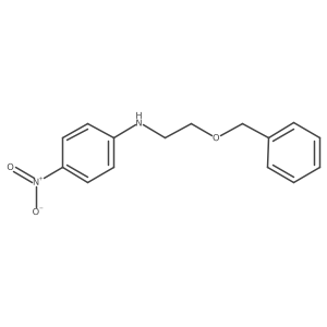 4-nitro-N-(2-phenylmethoxyethyl)aniline结构式