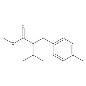 Methyl 3-methyl-2-(4-methylbenzyl)butanoate Structure