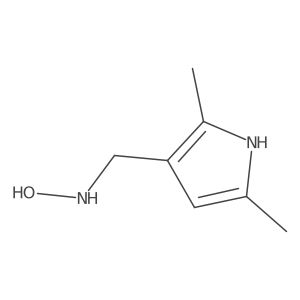 n-[(2,5-Dimethyl-1h-pyrrol-3-yl)methyl]hydroxylamine结构式