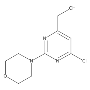 (6-Chloro-2-morpholinopyrimidin-4-yl)methanol Structure