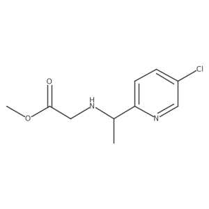 Methyl (1-(5-chloropyridin-2-YL)ethyl)glycinate Structure
