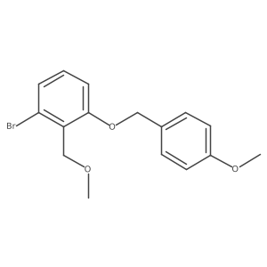 1-Bromo-3-(4-methoxybenzyloxy)-2-(methoxymethyl)benzene结构式
