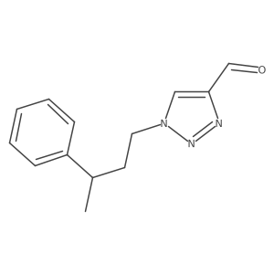 1-(3-phenylbutyl)-1H-1,2,3-triazole-4-carbaldehyde Structure