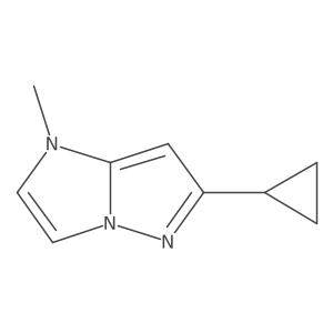 6-cyclopropyl-1-methyl-1H-imidazo[1,2-b]pyrazole Structure