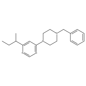 4-(4-Benzylpiperazin-1-yl)-6-(butan-2-yl)pyrimidine Structure