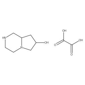 (7R,8aS)-octahydropyrrolo[1,2-a]piperazin-7-ol; oxalic acid Structure
