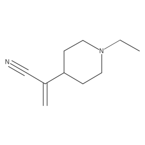 2-(1-Ethylpiperidin-4-yl)prop-2-enenitrile结构式