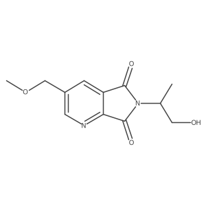 6-[(2R)-1-hydroxypropan-2-yl]-3-(methoxymethyl)-5H,6H,7H-pyrrolo[3,4-b]pyridine-5,7-dione Structure