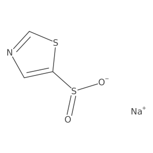 Sodiumthiazole-5-sulfinate Structure
