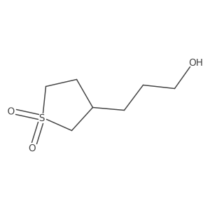3-(3-Hydroxypropyl)-1lambda6-thiolane-1,1-dione Structure