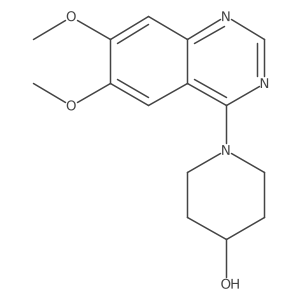 1-(6,7-Dimethoxy-quinazolin-4-yl)-piperidin-4-ol结构式