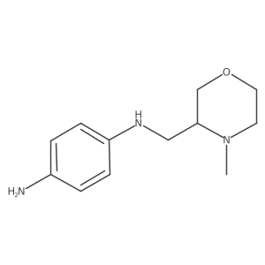 N1-[(4-Methyl-3-morpholinyl)methyl]-1,4-benzenediamine Structure