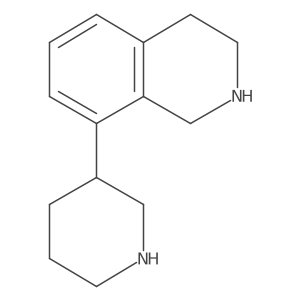 8-(Piperidin-3-yl)-1,2,3,4-tetrahydroisoquinoline结构式