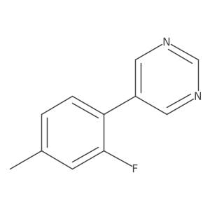 5-(2-Fluoro-4-methylphenyl)pyrimidine Structure