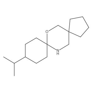 11-(Propan-2-yl)-7-oxa-14-azadispiro[4.2.5^{8}.2^{5}]pentadecane Structure