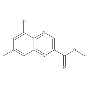 Methyl 5-bromo-7-methylquinoxaline-2-carboxylate Structure