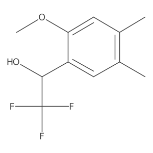 (1S)-2,2,2-trifluoro-1-(2-methoxy-4,5-dimethylphenyl)ethan-1-ol Structure