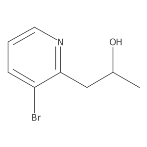 (2S)-1-(3-bromopyridin-2-yl)propan-2-ol Structure
