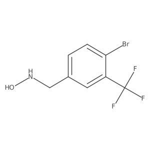 N-{[4-bromo-3-(trifluoromethyl)phenyl]methyl}hydroxylamine结构式