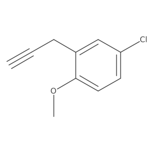 4-Chloro-1-methoxy-2-(prop-2-yn-1-yl)benzene Structure