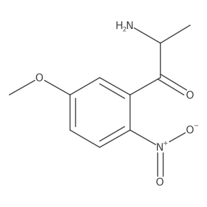 2-Amino-1-(5-methoxy-2-nitrophenyl)propan-1-one Structure