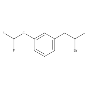 1-(2-Bromopropyl)-3-(difluoromethoxy)benzene结构式