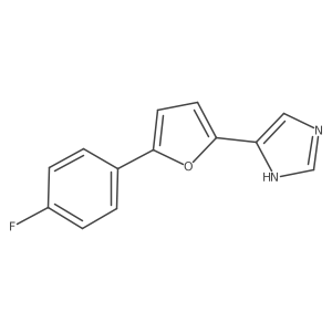 4-[5-(4-fluorophenyl)furan-2-yl]-1H-imidazole Structure