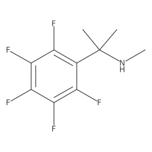 Methyl[2-(pentafluorophenyl)propan-2-yl]amine Structure