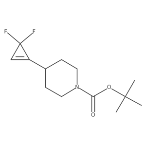 Tert-butyl 4-(3,3-difluorocyclopropen-1-yl)piperidine-1-carboxylate Structure