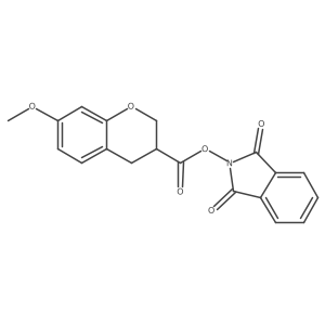1,3-dioxo-2,3-dihydro-1H-isoindol-2-yl 7-methoxy-3,4-dihydro-2H-1-benzopyran-3-carboxylate结构式