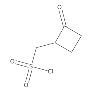 (2-Oxocyclobutyl)methanesulfonyl chloride Structure