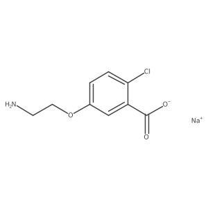 Sodium;5-(2-aminoethoxy)-2-chlorobenzoate Structure