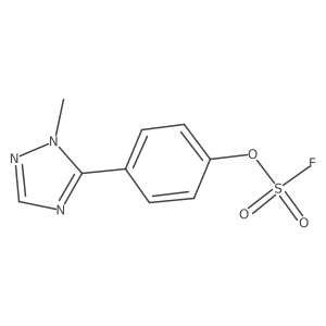 5-(4-Fluorosulfonyloxyphenyl)-1-methyl-1,2,4-triazole Structure