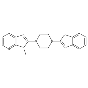 2-(4-{3-methyl-3H-imidazo[4,5-b]pyridin-2-yl}piperazin-1-yl)-1,3-benzoxazole Structure