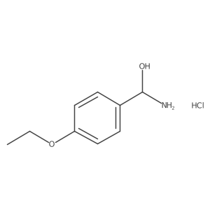 Amino(4-ethoxyphenyl)methanol hydrochloride Structure
