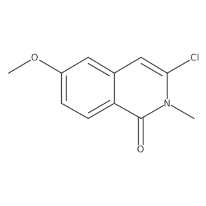 COc1ccc2c(=O)n(C)c(Cl)cc2c1结构式