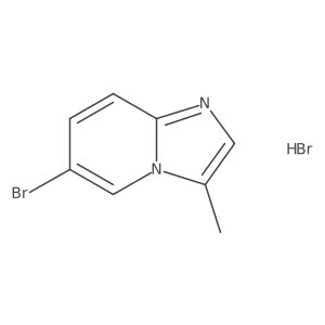 6-Bromo-3-methylimidazo[1,2-a]pyridine;hydrobromide结构式