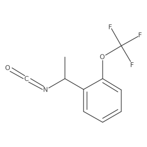 1-(1-Isocyanatoethyl)-2-(trifluoromethoxy)benzene Structure