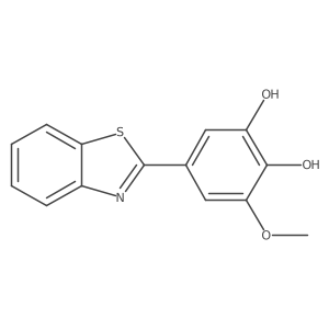 5-(2-Benzothiazolyl)-3-methoxy-1,2-benzenediol Structure